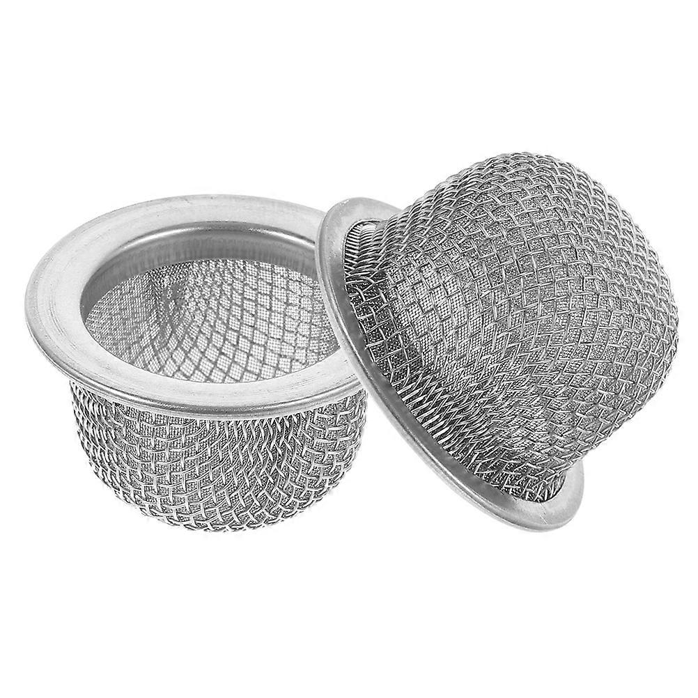 Cocktail Smoker Filter Stainless Steel Anti Blocking Mesh 2Pcs Set for Bartending