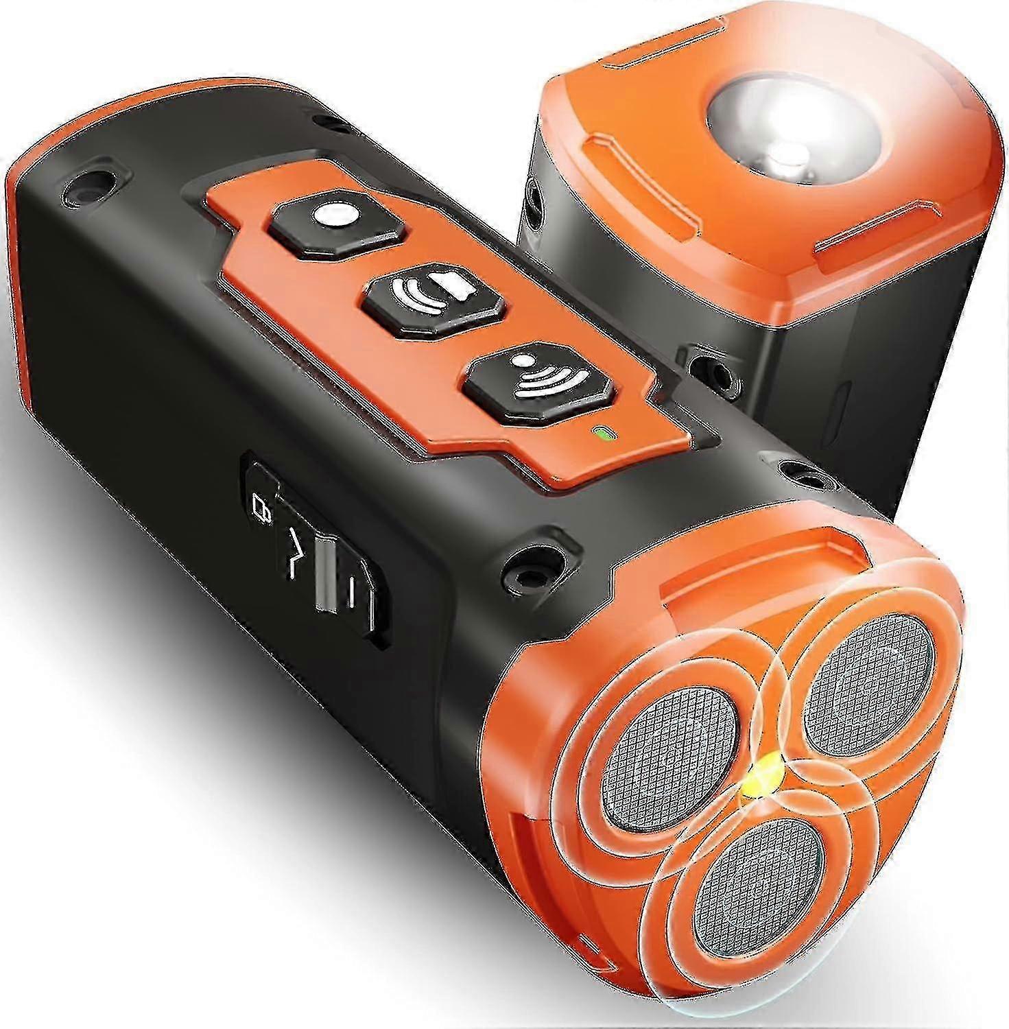 带 3 个声波发射器的狗吠声威慑装置 50 英尺范围 |专业狗训练工具,狗用防吠装置|最佳行为辅助工具 - Barking Si