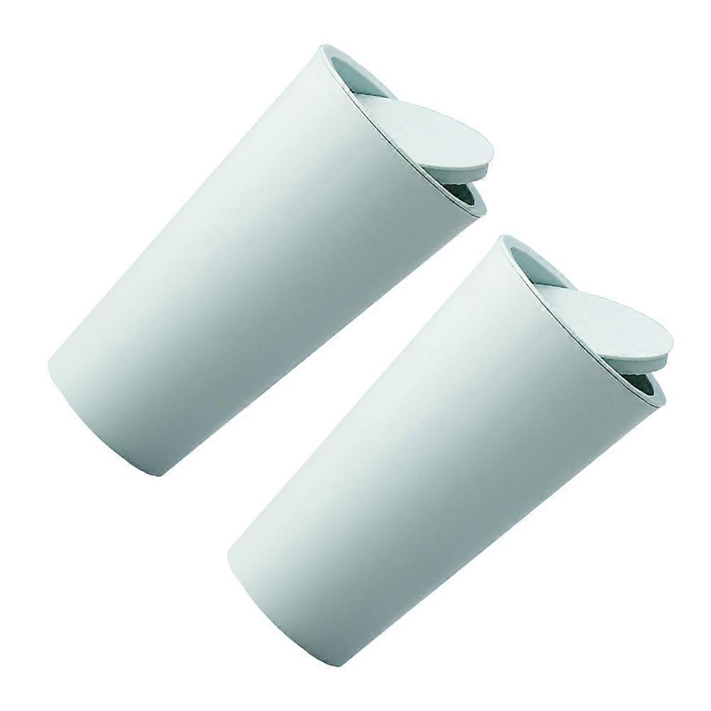 Car Trash Bin Mini Trash Can for Car Use 2Pcs Light Green Practical Storage