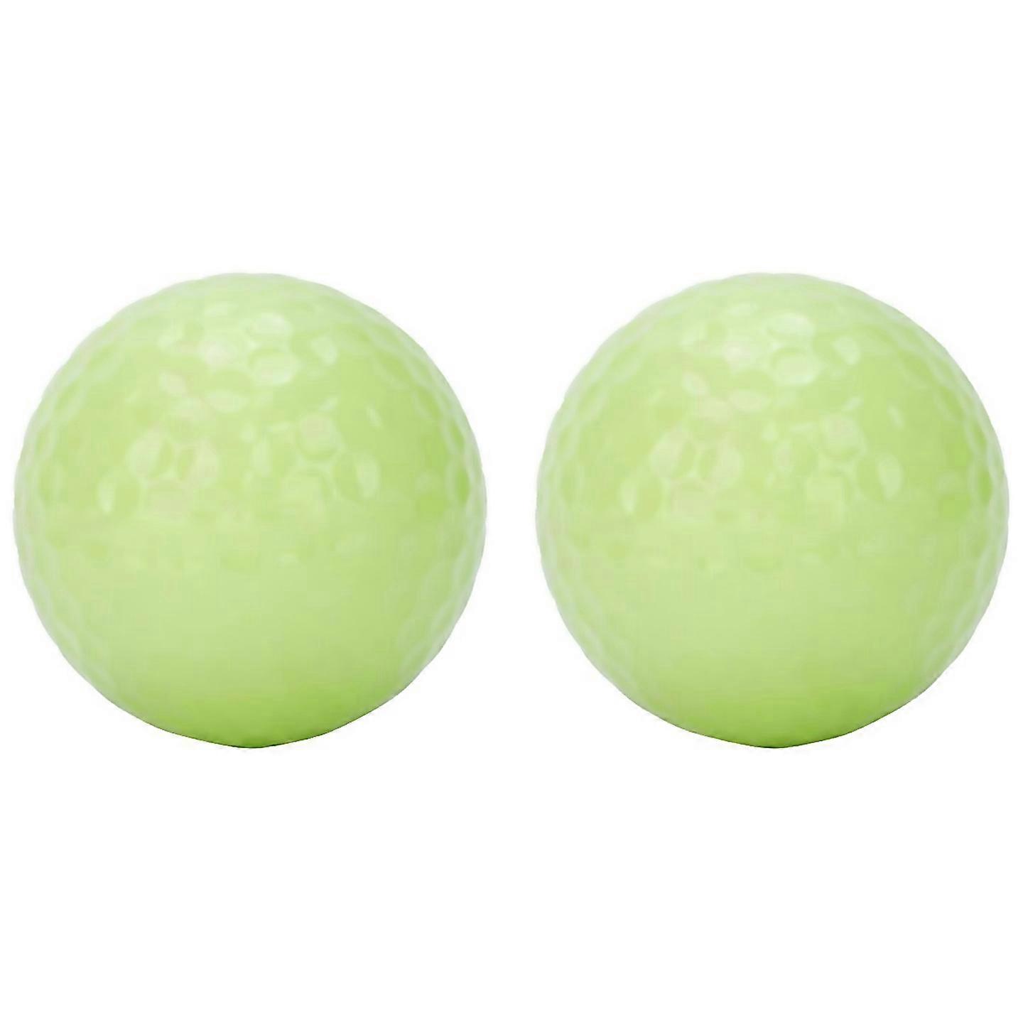 For 2pcs The Dark Golf Ball Long Lasting Light Up