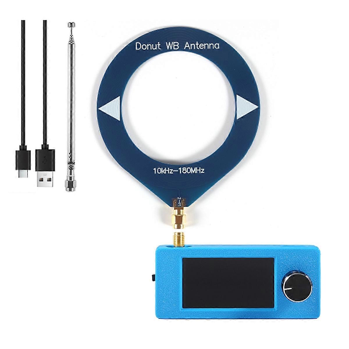 SI4732 Mini Radio Receiver 1.9inch IPS Screen Mini Radio 10khz-180 Mhz HF SW MW VHF Portable Radio F