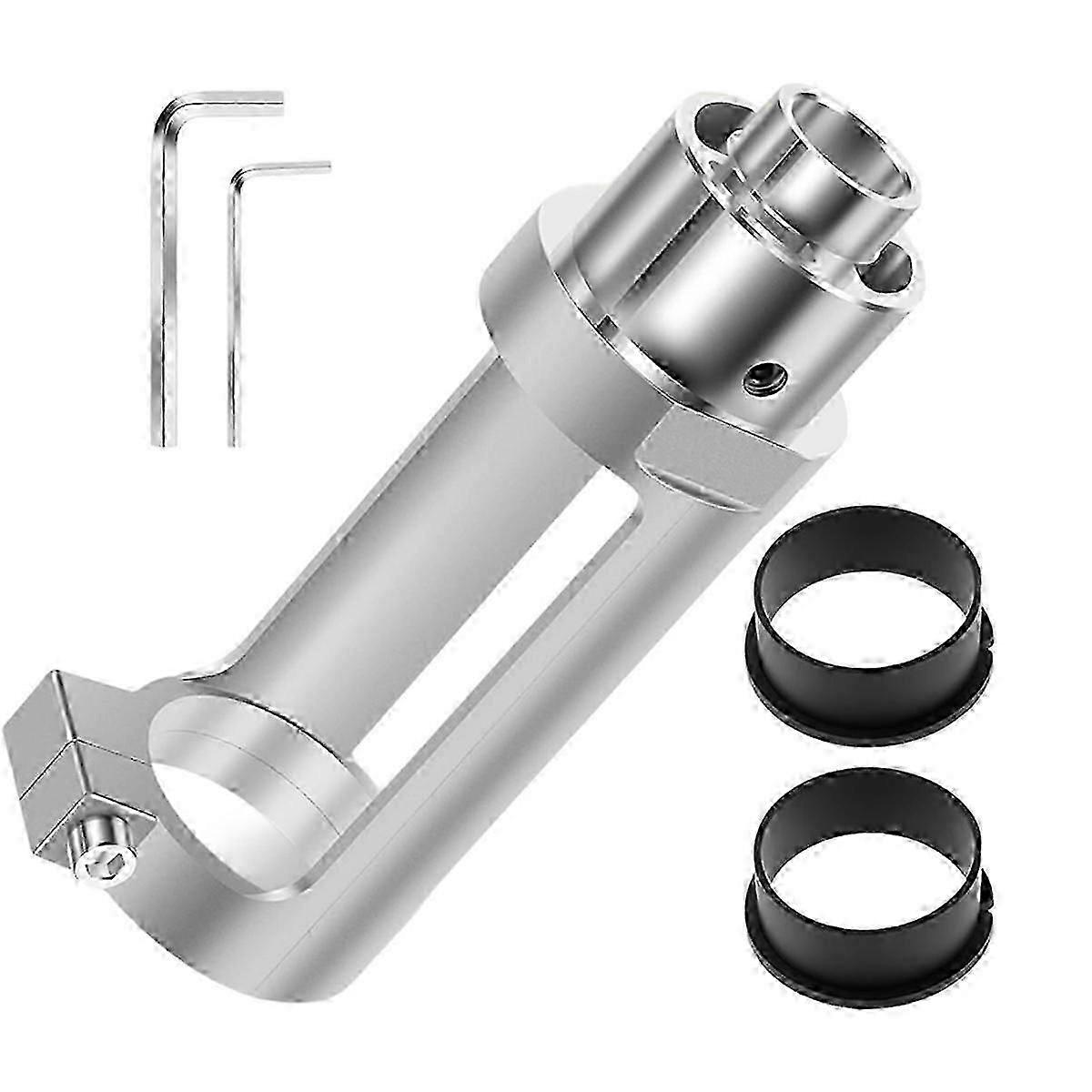 Square Hole Drill Bit Adapter with Drill Bits, Mortising Attachment, Aluminum Hole Drill Mounting B