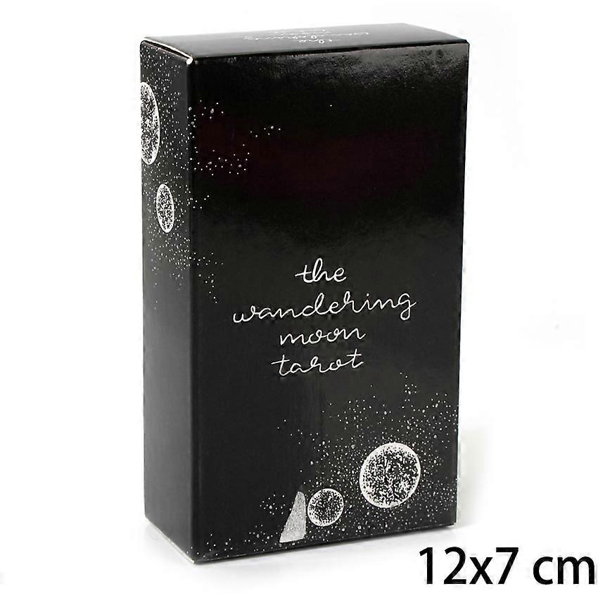 12x7 cm Paper Manual The Wandering Moon Tarot Deck Card Game