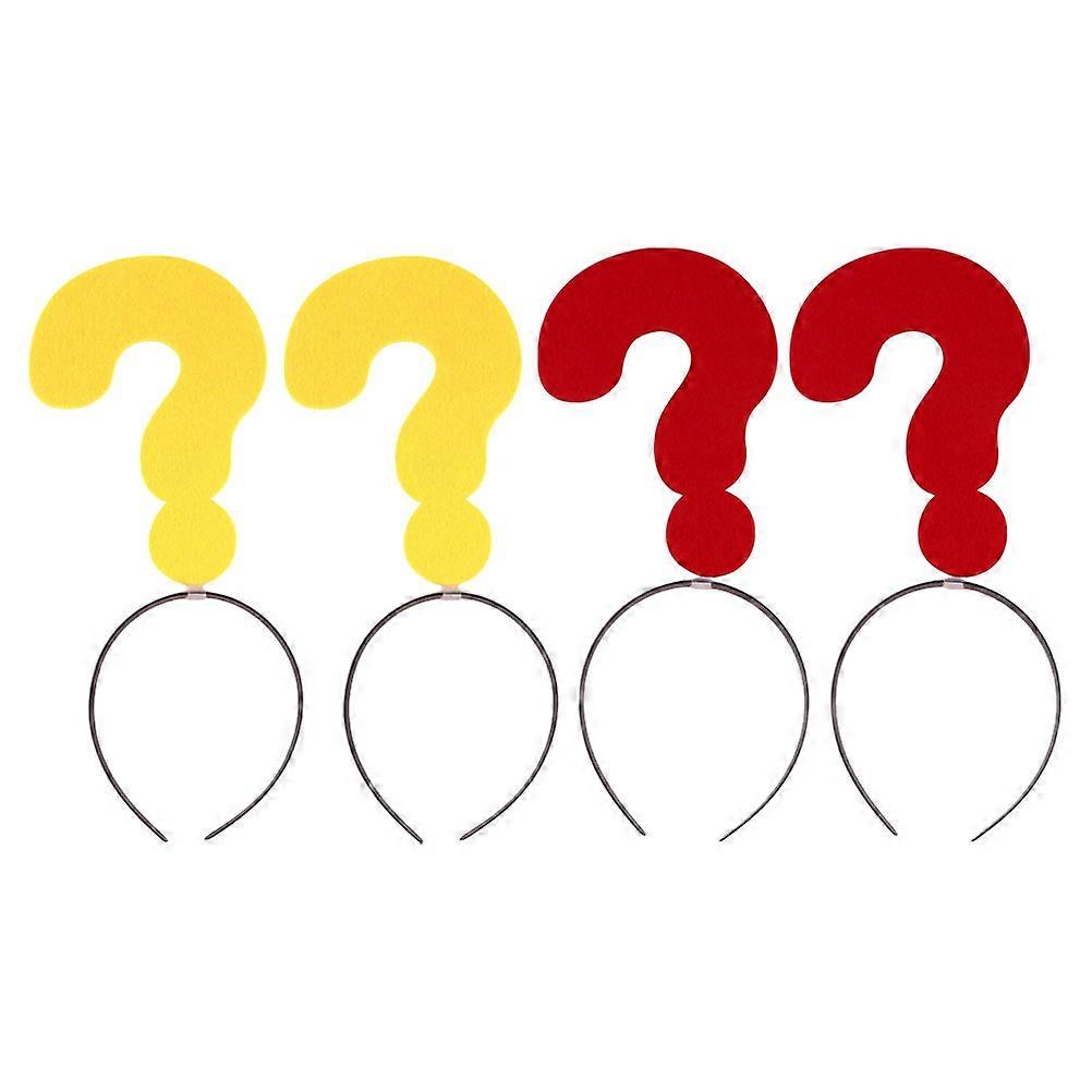 Party Hair Accessories with Question Mark for Photo 20Pcs Funny Headband