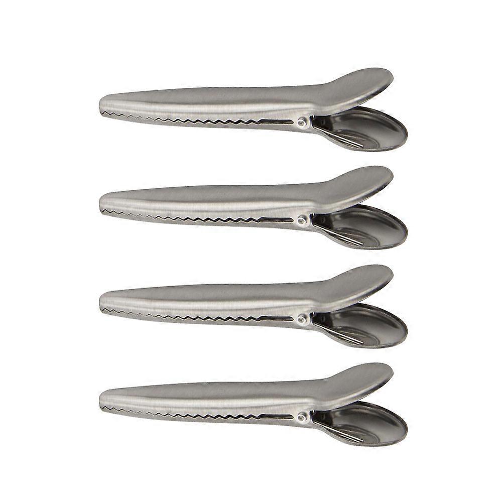 Stainless Steel Clips Multi-Function Sealing Clips for Clipping 8Pcs Silver