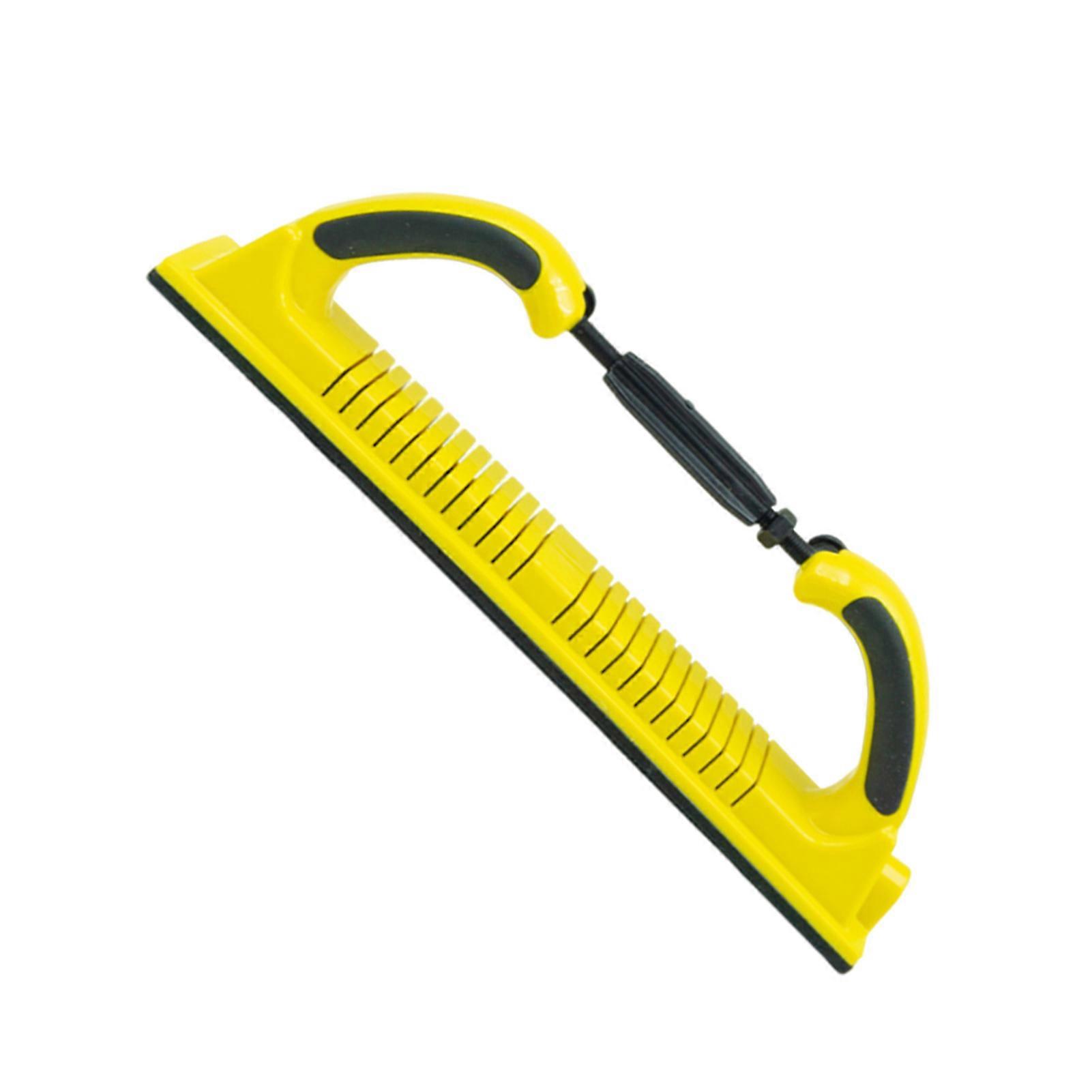 Yellow Multifunction Hand Sander Grinding Diamond Disc Hand Push Board Hand Sanding Block Kit