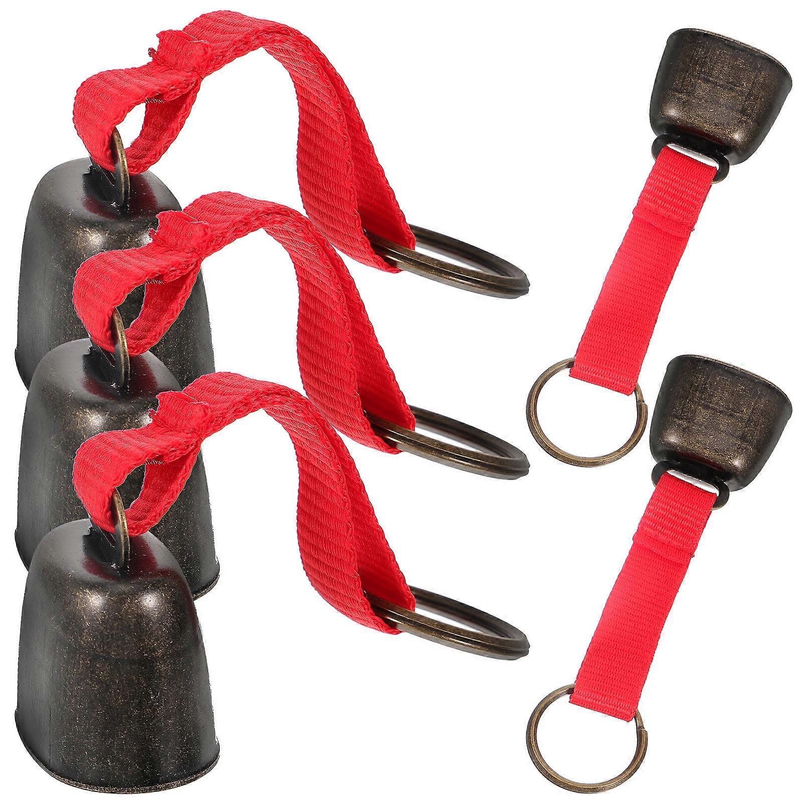 Bell for Hiking Camping Use Multi-Color 10Pcs with Cloth Strap