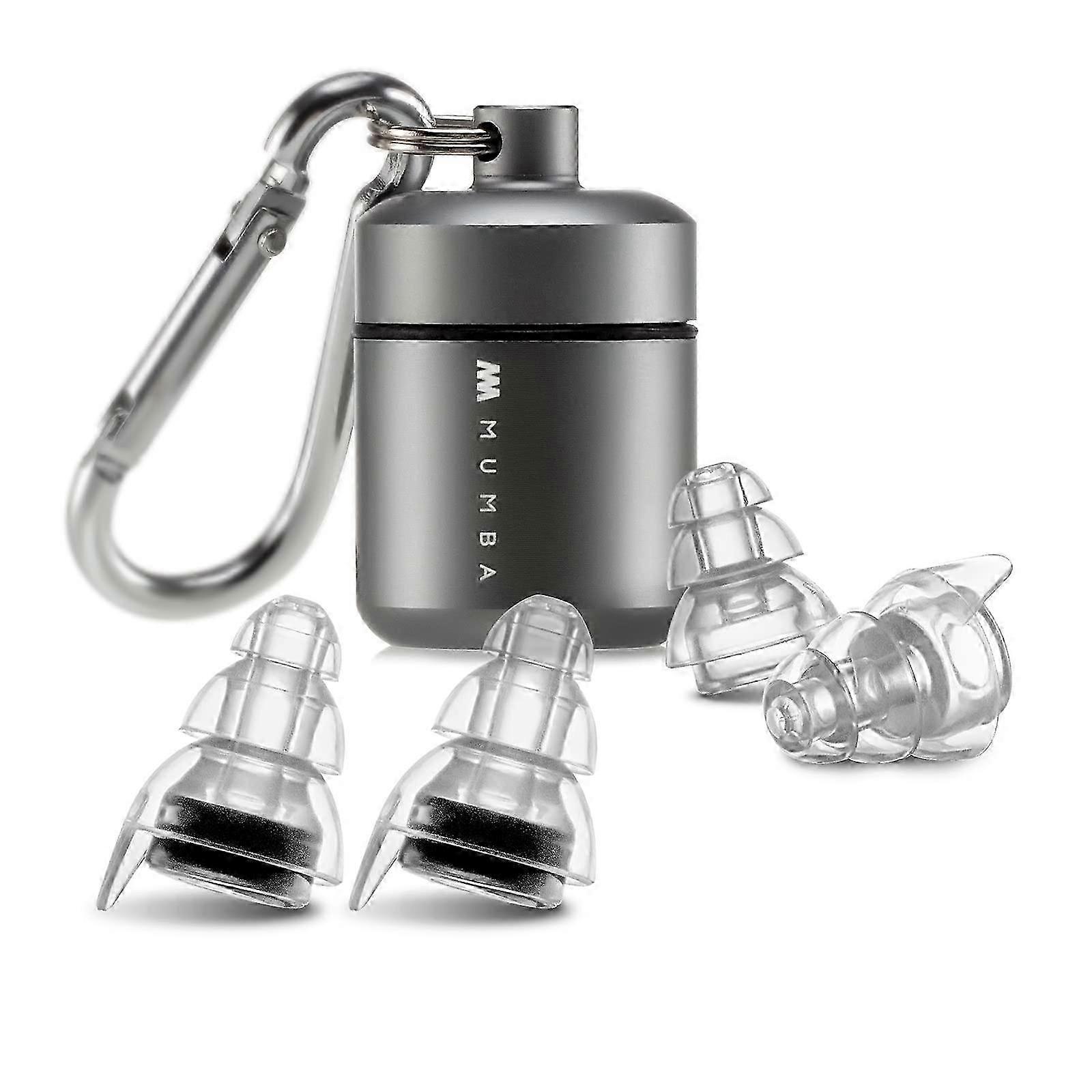 High Fidelity Concert Earplugs, Reusable Musicians Ear Plugs with 24dB Noise Reduction and Advanced Filter Technology 2025