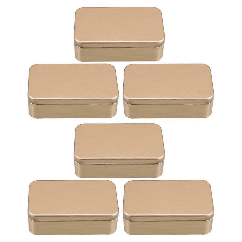 Portable Tinplate Storage Boxes Ideal For Gift Giving Lid Closure In Modern Design For 30 Pcs