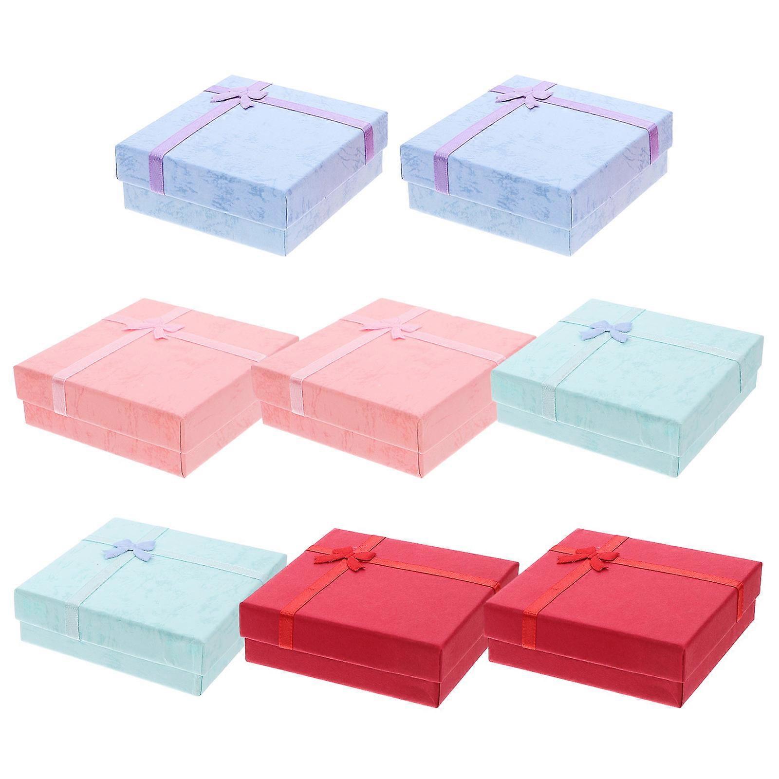 16 Pcs Space-saving Gift Packaging Boxes With Material For Jewelry And Bracelet Storage