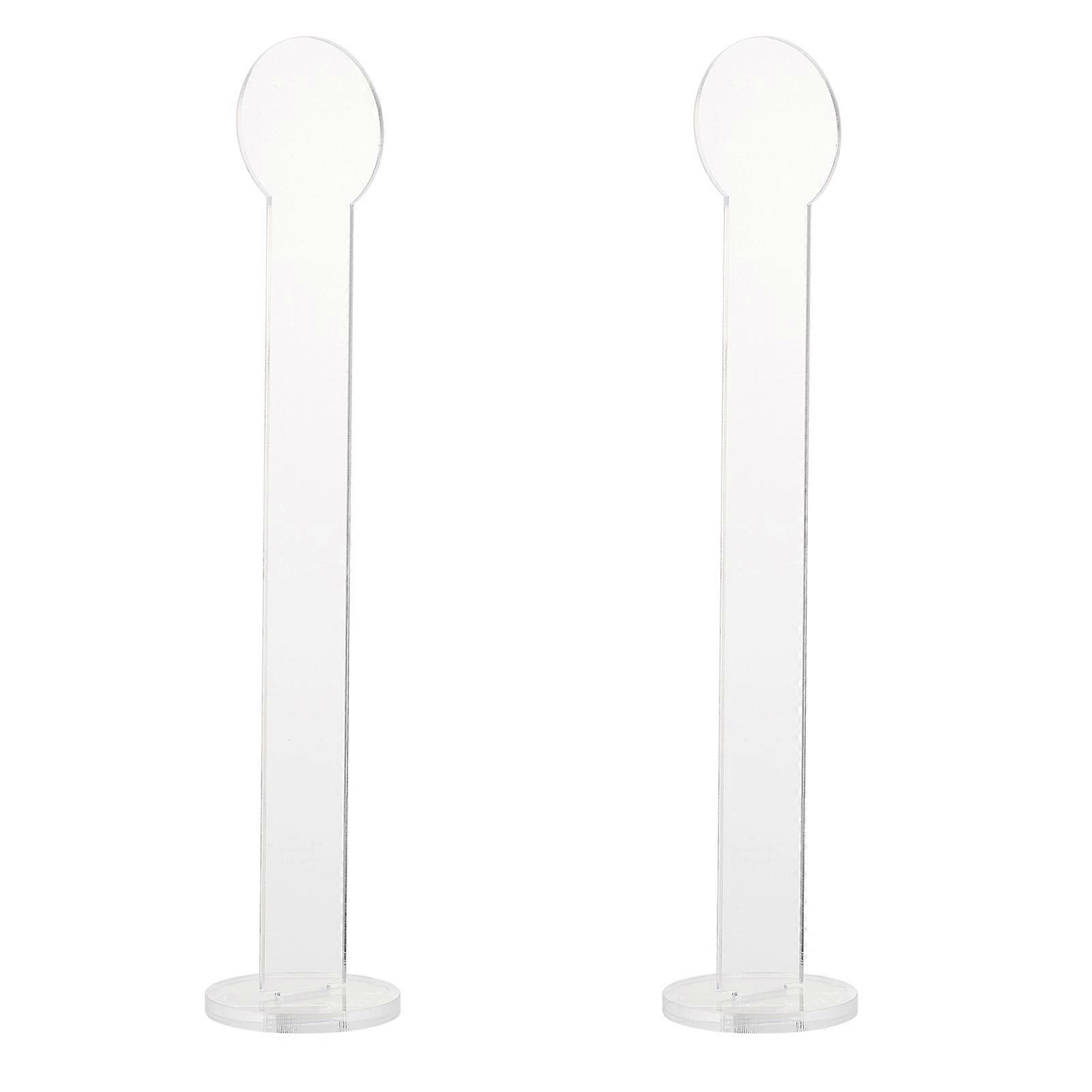 Simple Design Acrylic Racks For Tapes Storage In Home Office Attractive Clear Style 4 Sets