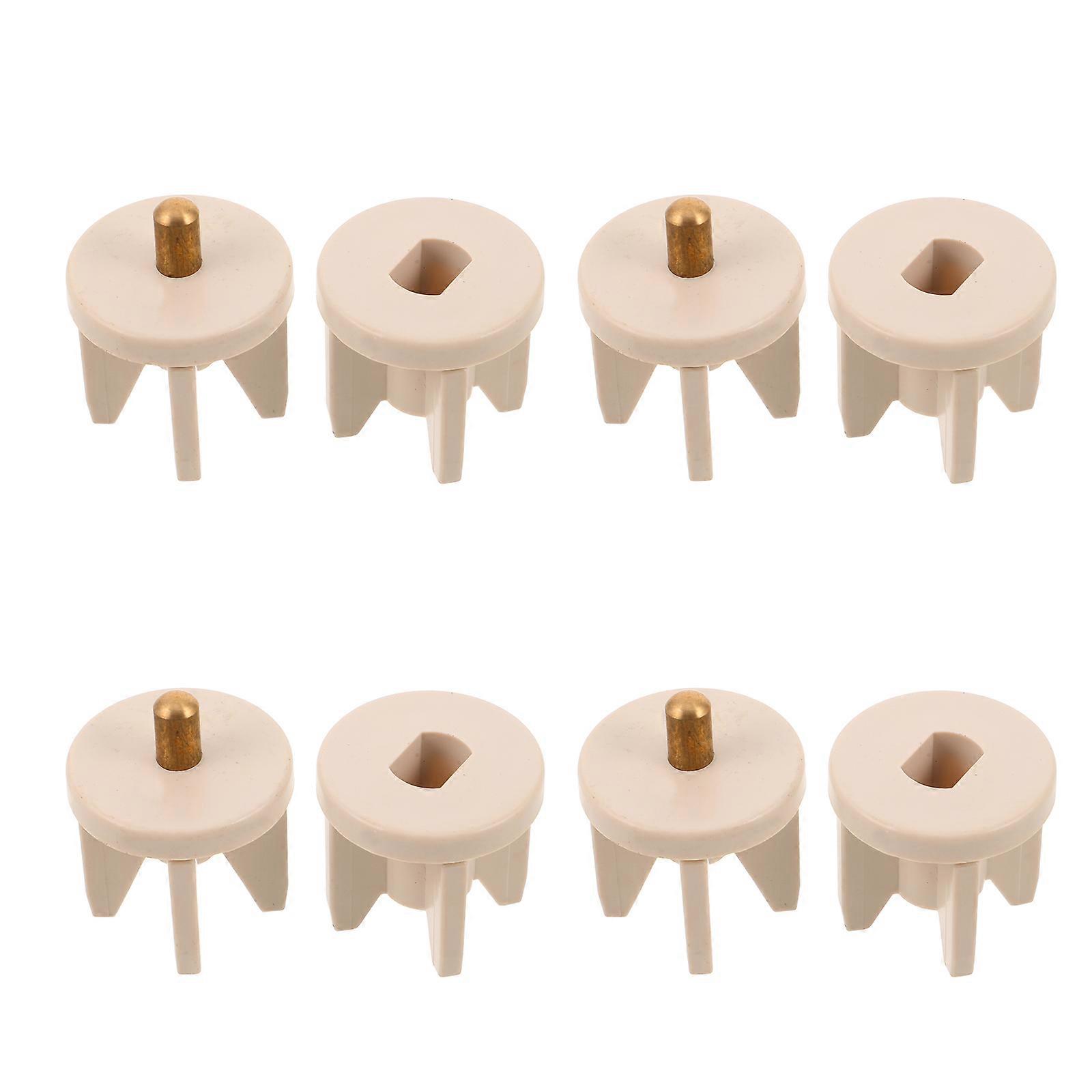 Roller Shade End Cap Replacement Parts for Blinds 4Pairs Plastic Set
