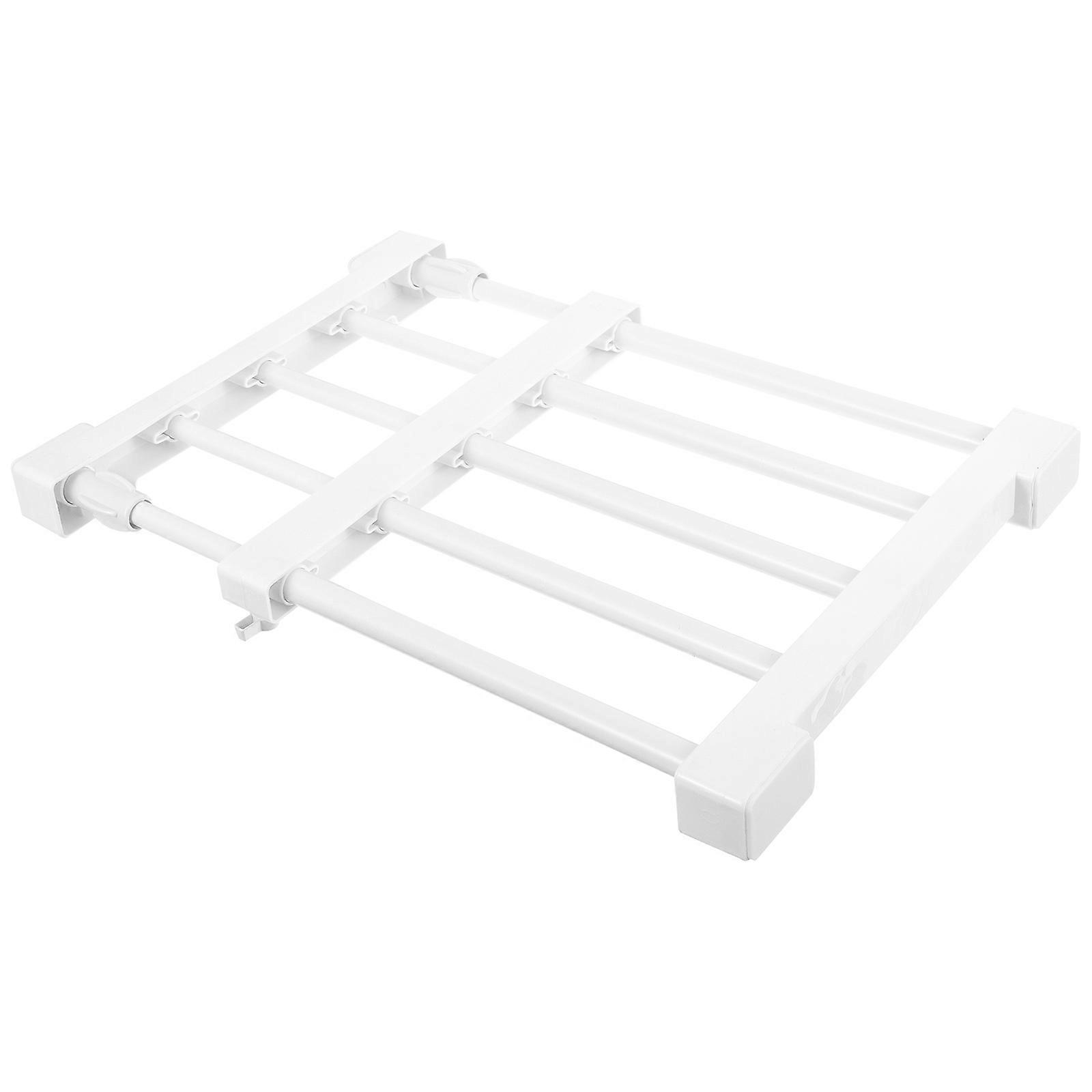 5Pcs Rectangular Closet Supply For Bathroom Organization Featuring Nail-Free Installation And Anti-Slip Functionality