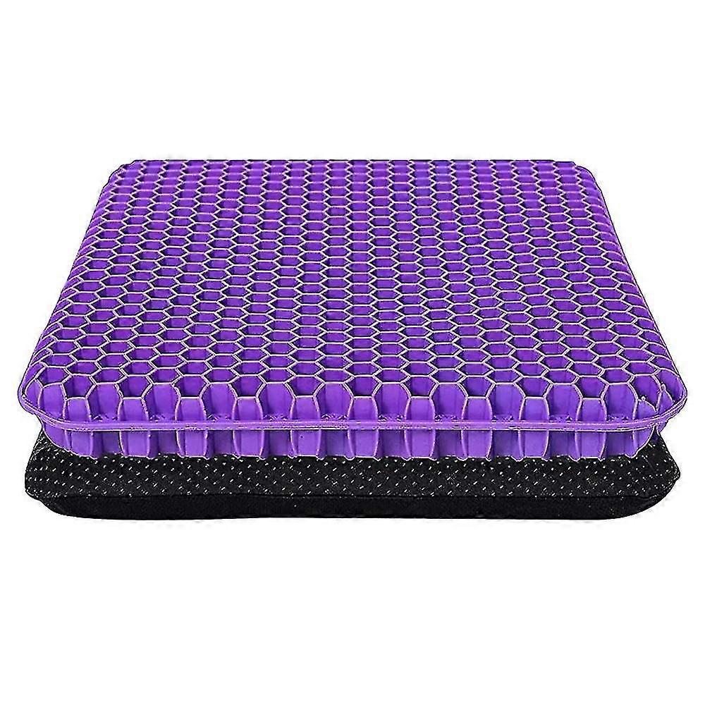 特大ゲルクッション通気性ハニカムレリーフエッグクッションホームオフィスチェアカー車椅子(