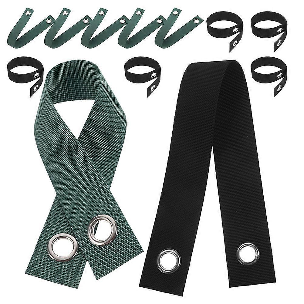 Heavy Duty Nylon Tree Straps For Young Tree Support In Garden Landscapes 12Pcs Assorted Color With Weather Resistant Performance