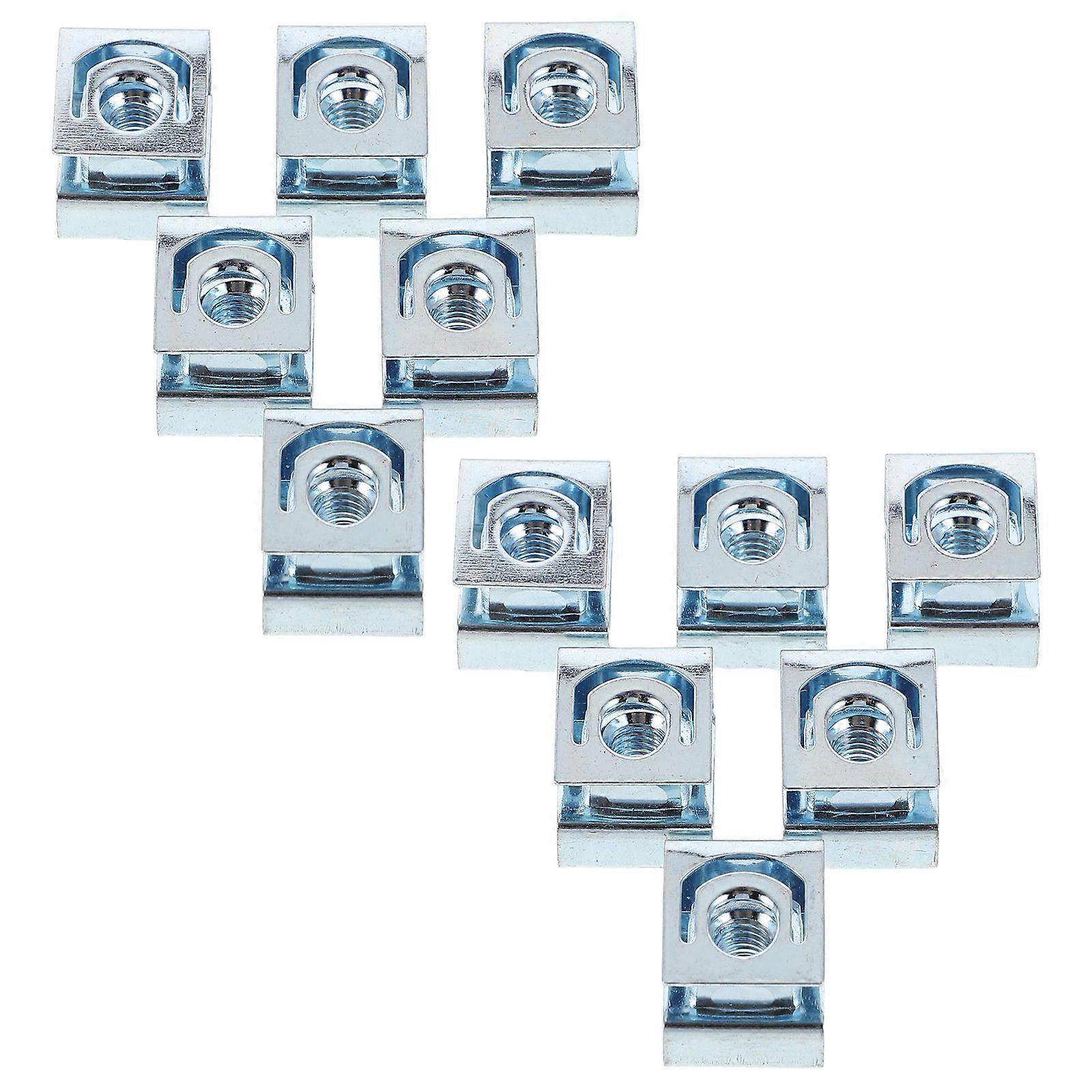 Attaches de fixation en métal de type U pour 100 pièces en acier au carbone, conception pliée