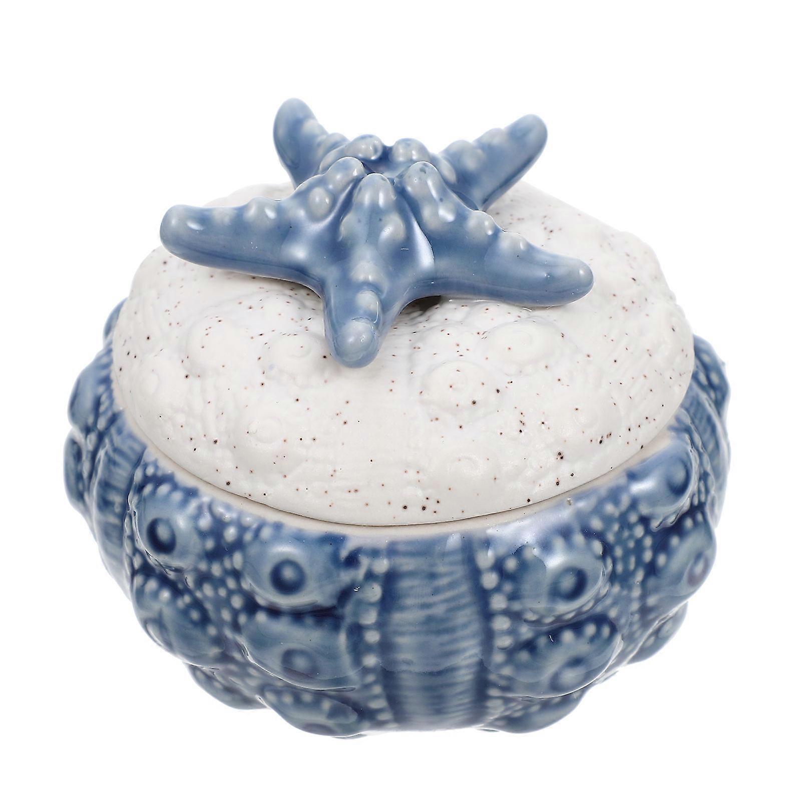Grain Storage Can Ceramic Jar for Storage 5Pcs Marine