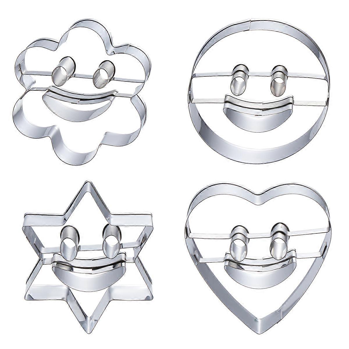 Baking Accessory Stainless Steel Vegetable Cutter Cookie Cutter 8Pcs