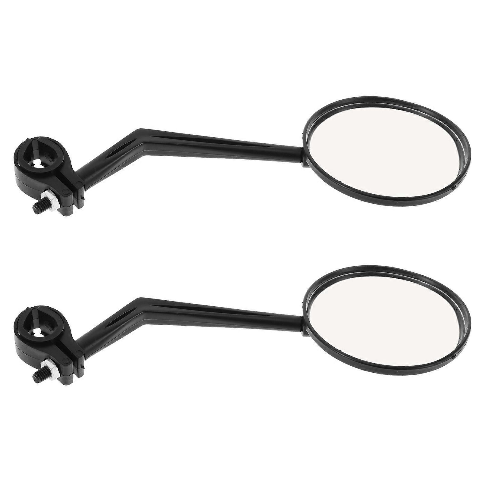 Bicycle Mirrors for Handlebars Providing 360 Degree Rotation with 8Pcs Set