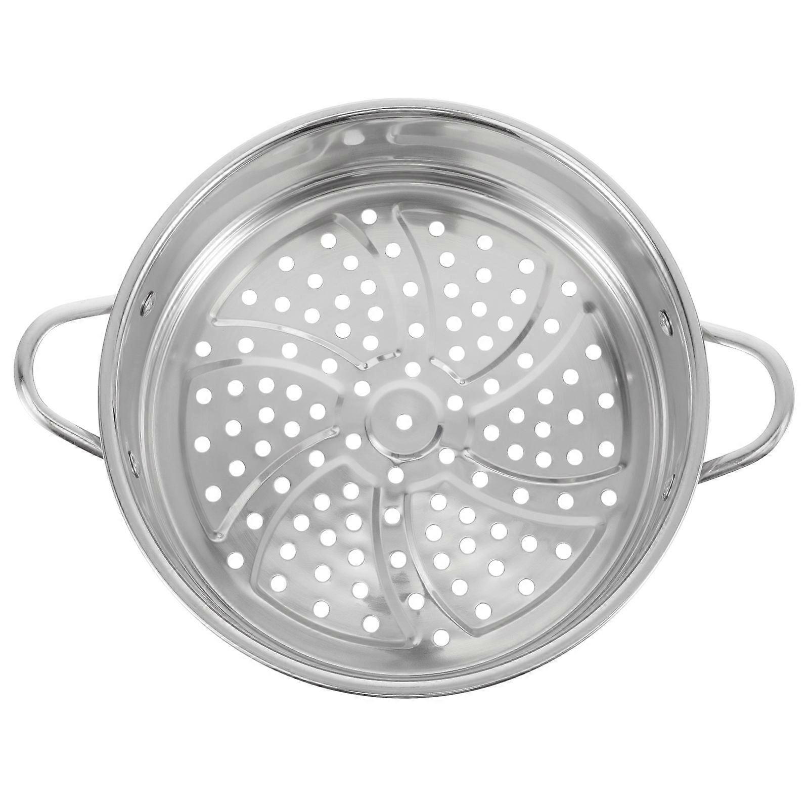 Kitchen Food Steamer Basket Stainless Steel for 4Pcs Practical Use
