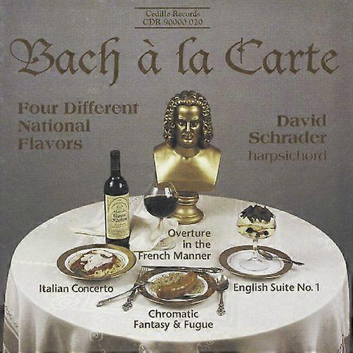 David Schrader - BACH A LA CARTE [CD]