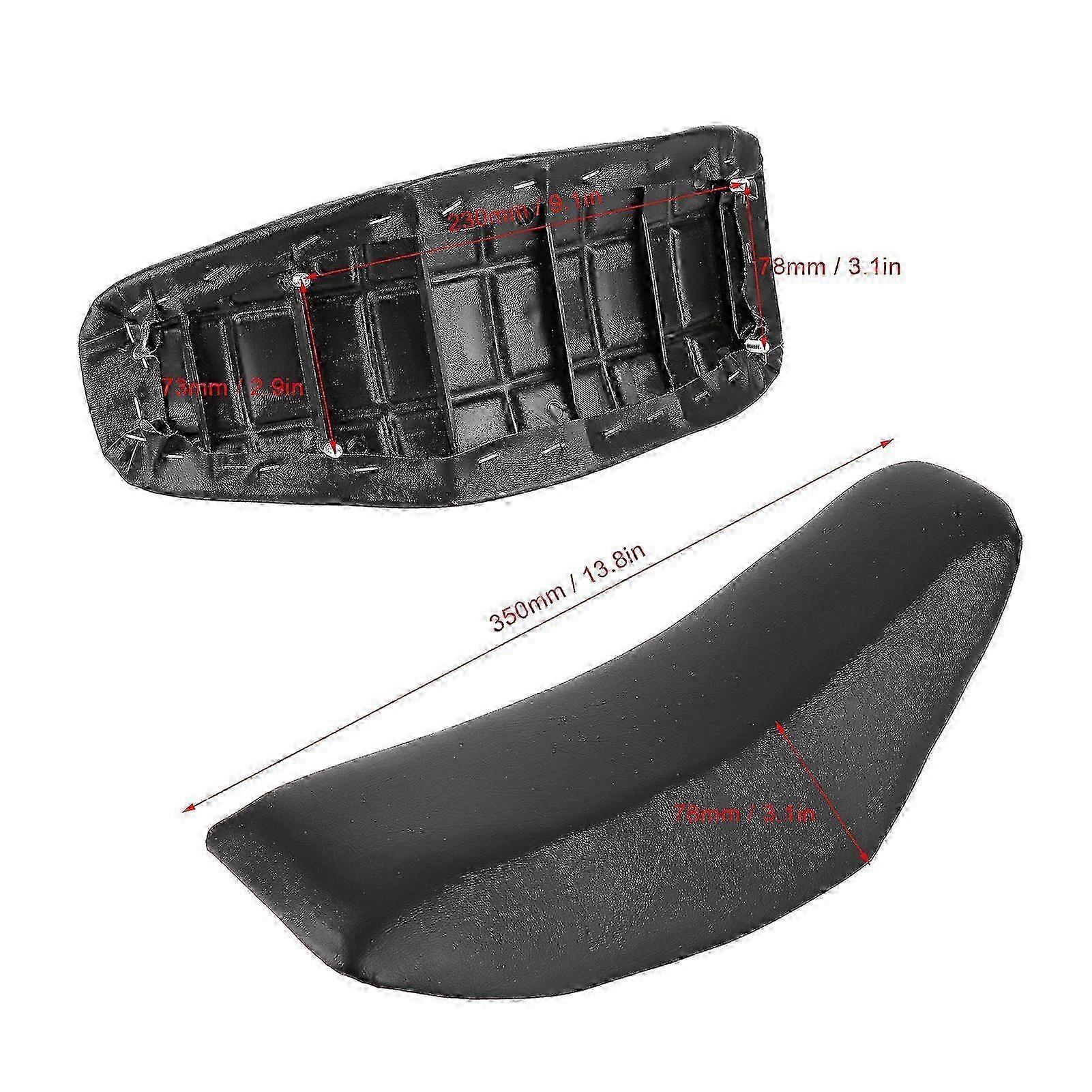 Soft Seat Cushion for 47-49cc ATV - Artificial Leather Saddle Pad Accessory 26s