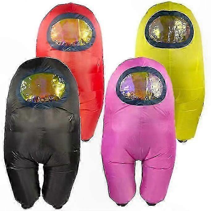 Inflatable Astronaut Costume for Adults, 155-195cm, USB Charging, Halloween Party Outfit