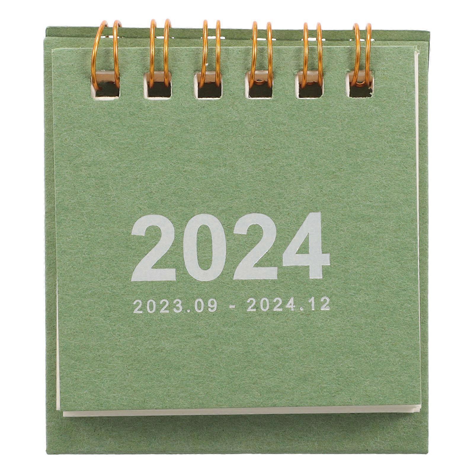 Desktop Calendar 2024 Paper Mini Calendar for Monthly Tracking