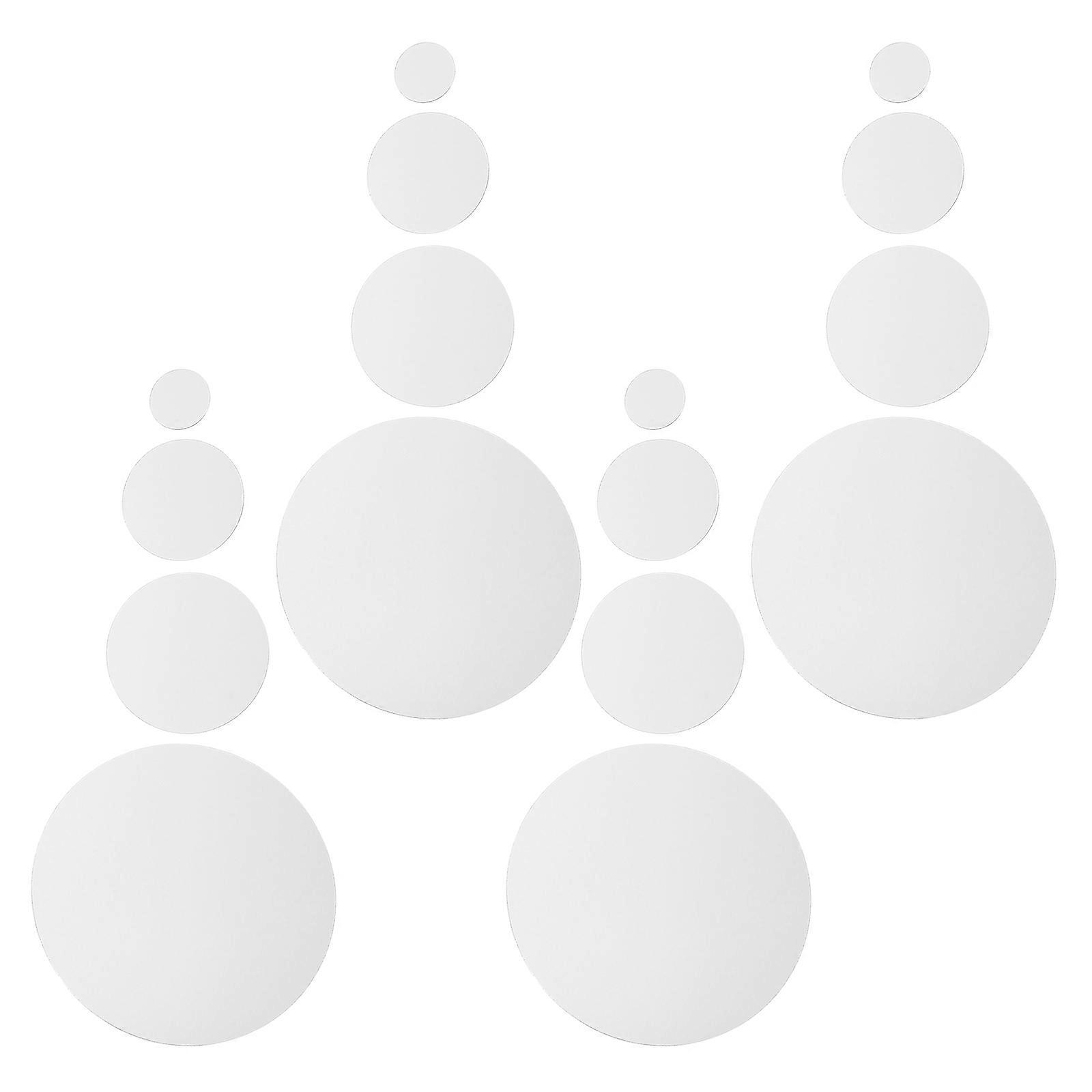 Geometric Mirror Acrylic Round Mirror for Home Decor 156Pcs Pack