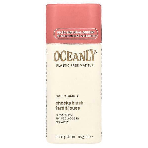 ATTITUDE, OceanlyÃÂ¢ÃÂÃÂ¢, Cheeks Blush, Happy Berry, 0.3 oz (8.5 g)