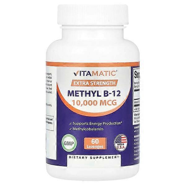 Vitamatic, Methyl B-12, 10,000 MCG, 60 Lozenges