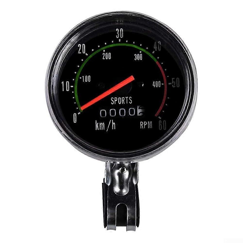 Aluminum Alloy Mechanical Bicycle Computer Speedometer Odometer For 2629 Inch Wheel Bikes No Battery Required