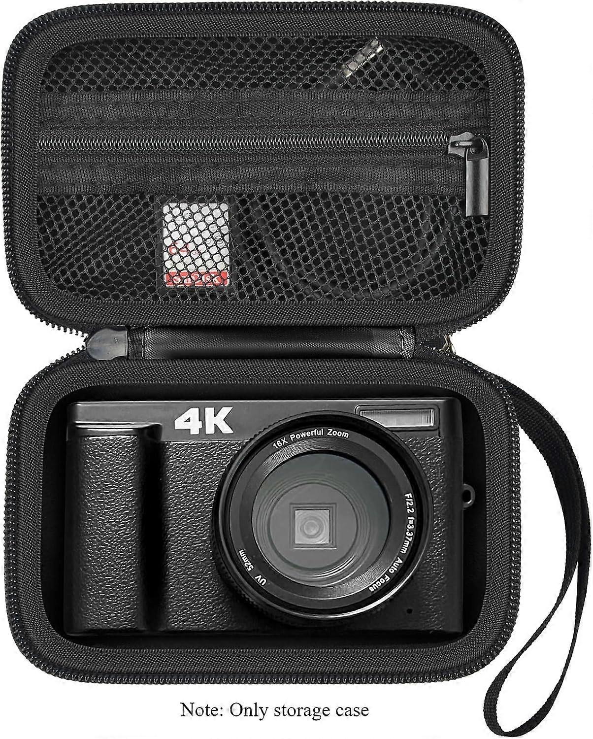 Digital Camera Case Compatible with TEBNGIHNM for Duluvulu for Oiadek for zheozeig for Zostuic for Toiauaha 4K Vlogging Box Only