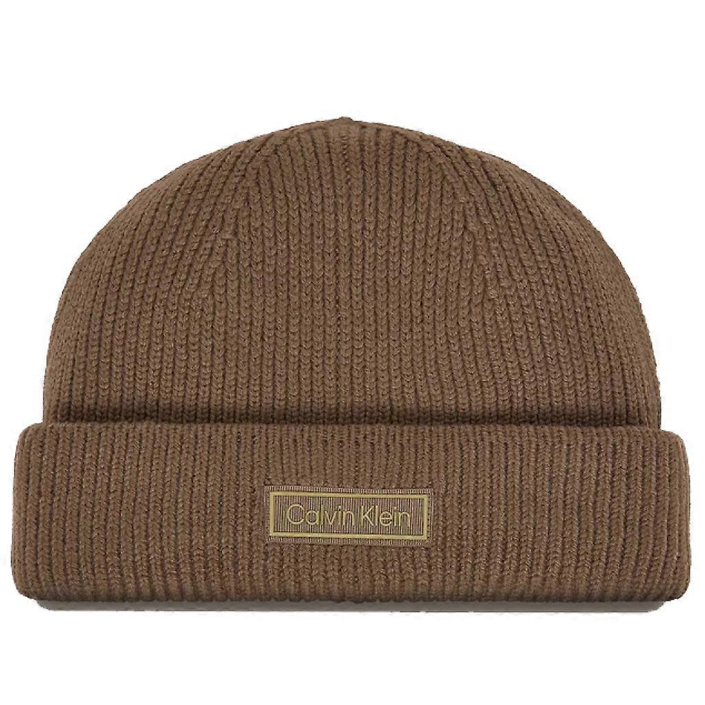 Bonnets en coton côtelé épais Calvin Klein Patch