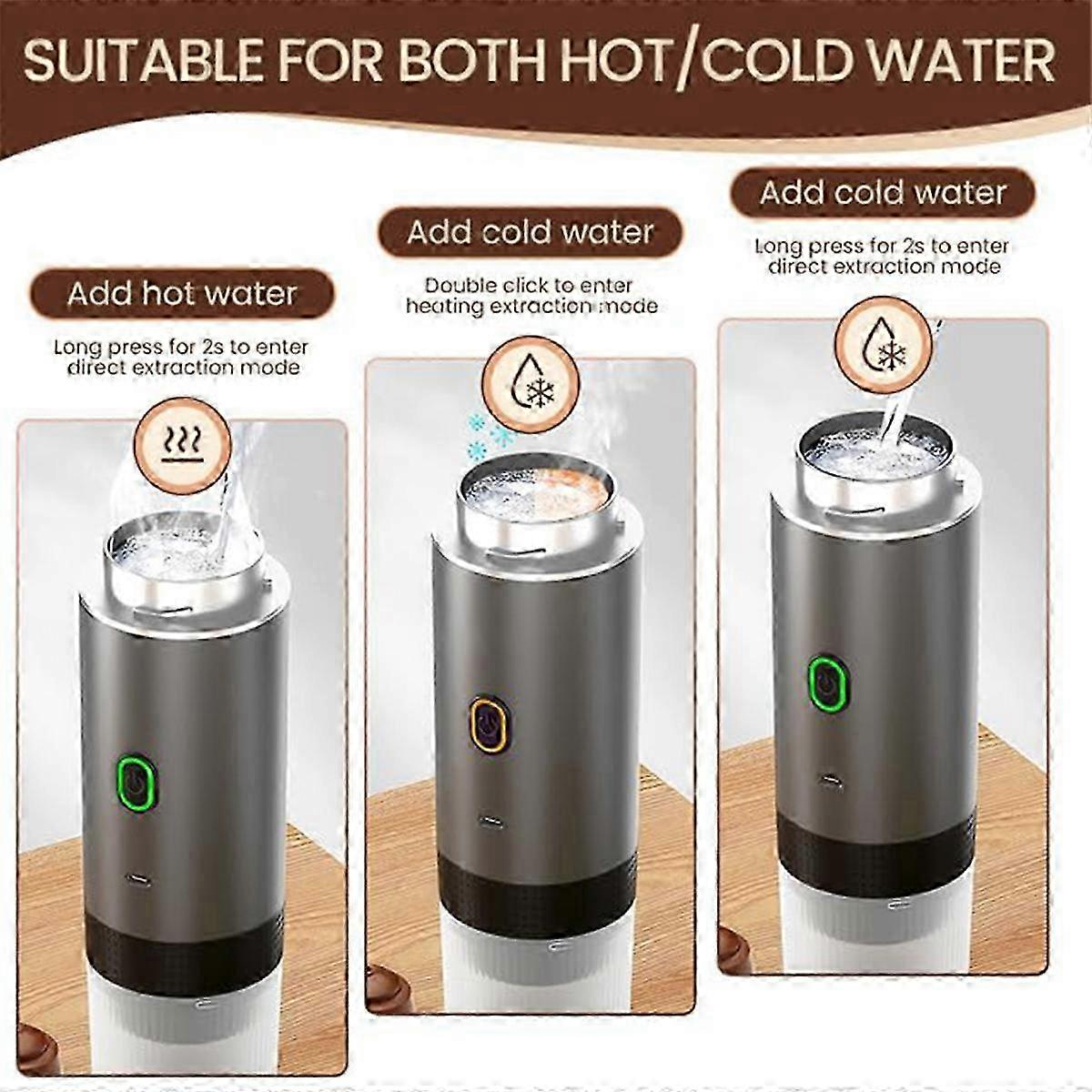 25-26 Portable Coffee Machine, Electric Espresso Machine, Capsule Machine