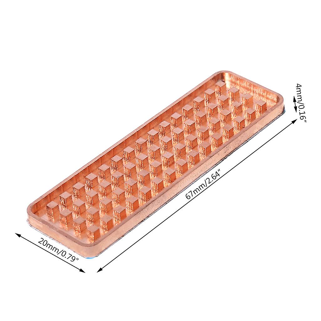 2280 for M.2 Heatsink with Thermal Conductive Adhesive for Cooling for M.2 NVME