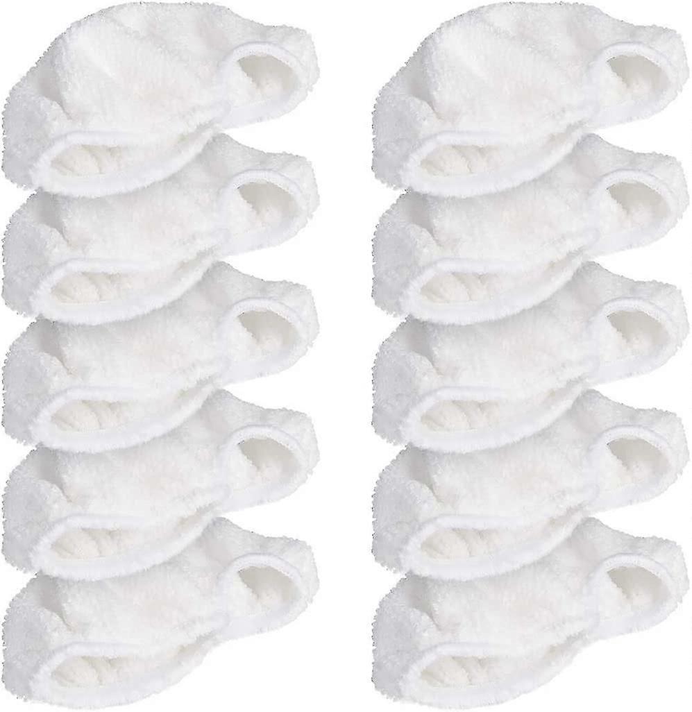Ensemble de chiffons de remplacement en microfibre de nettoyeur à vapeur - 10 chiffons de remplacement pour nettoyeurs à vapeur à main - Convient aux machines à laver - Nettoyeur à vapeur Ac