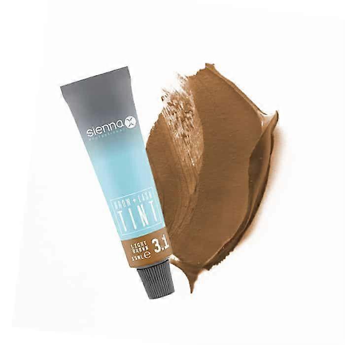 Sienna X Fast Acting Eyebrow And Lash At Home Tint Kit Light Brown 3.1