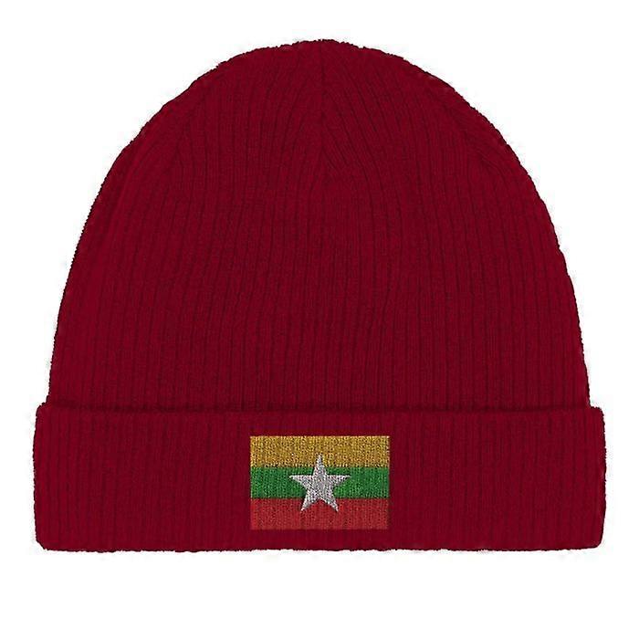 Myanmar Flag Cap in Red