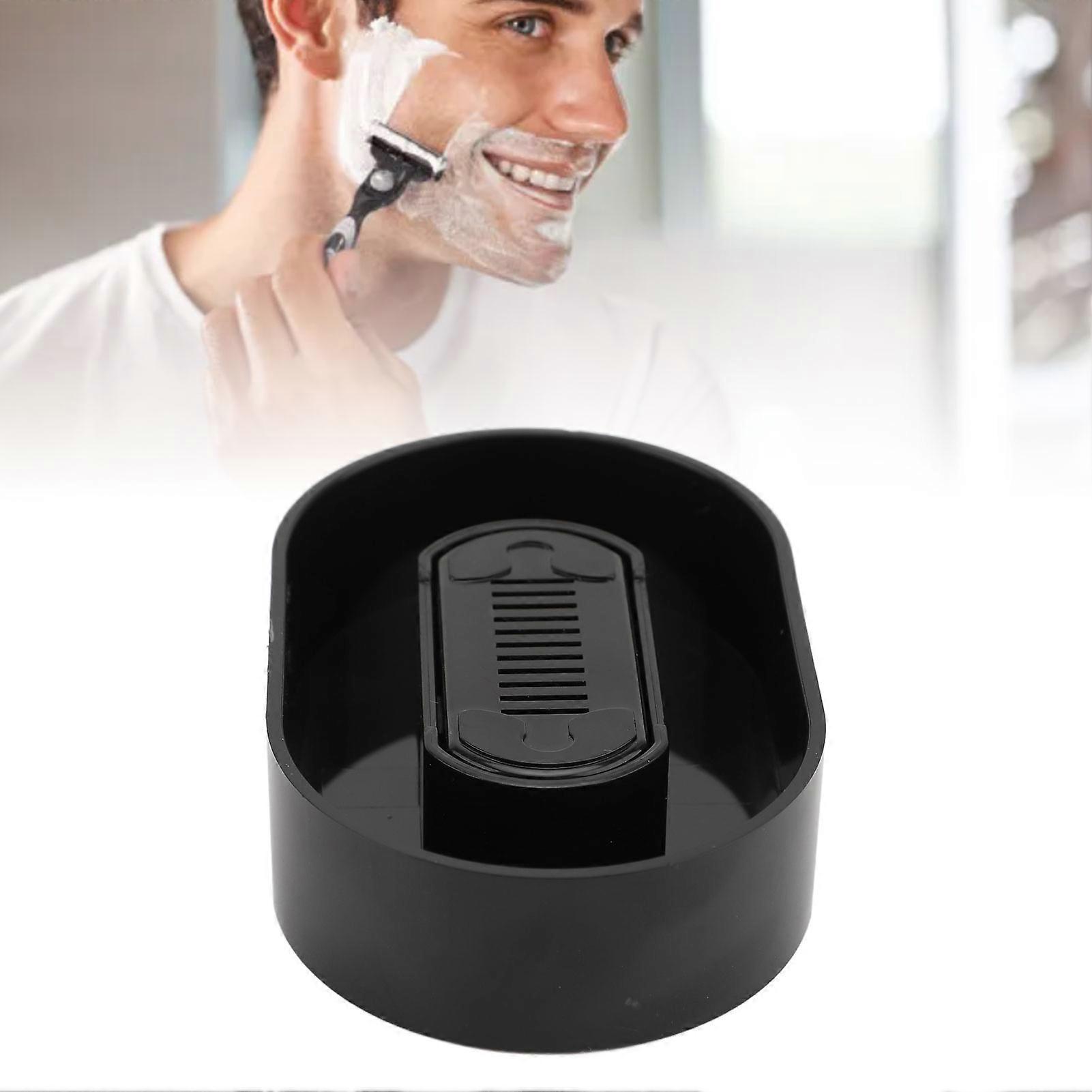 Beard Trimmer Rinser Portable Shaving Cleaner Tool for Manual Push Type Beard Clipper Black 