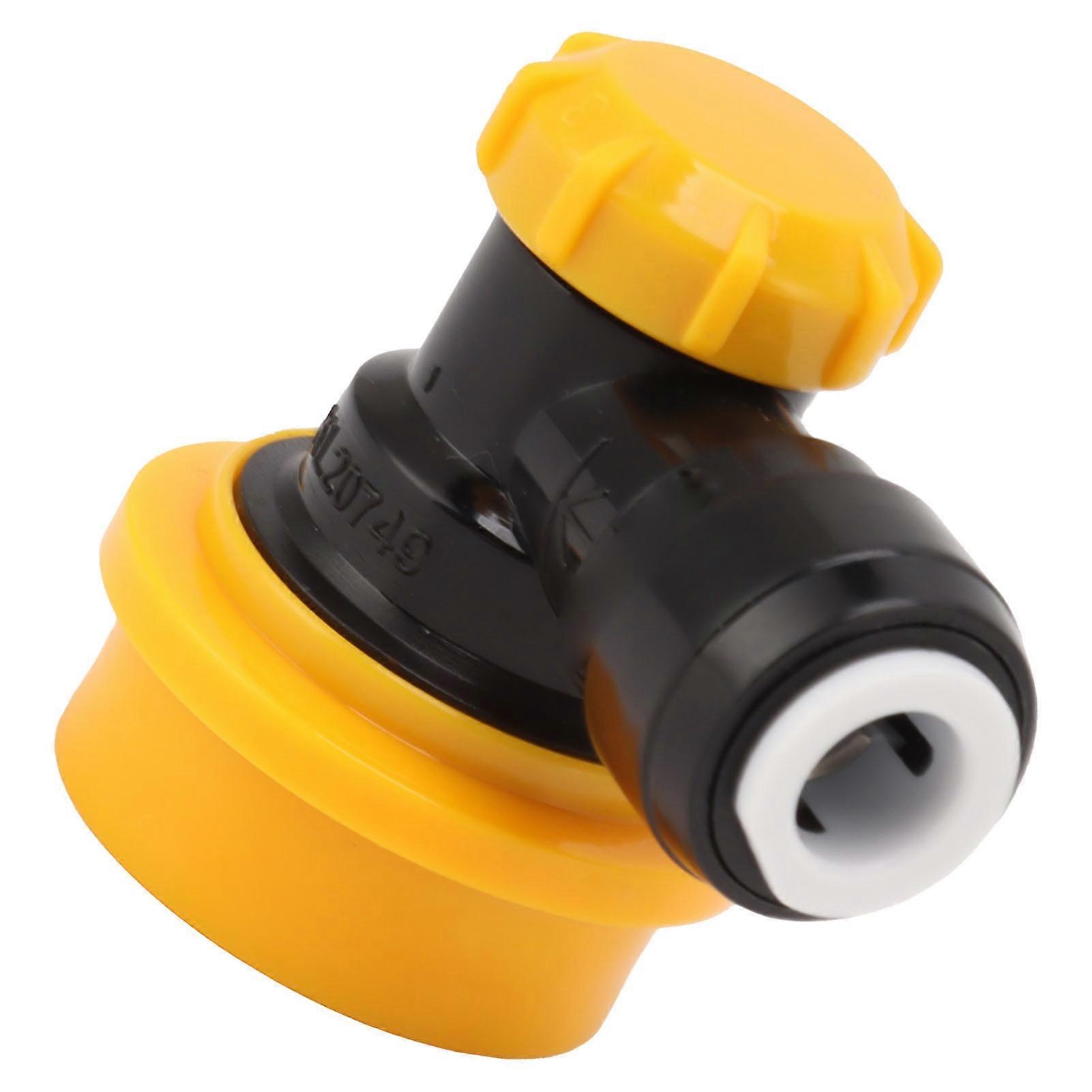 5/16 Inch Double Tight Push in Quick Connector Adapter Push in Fitting Ball Lock Quick Disconnect