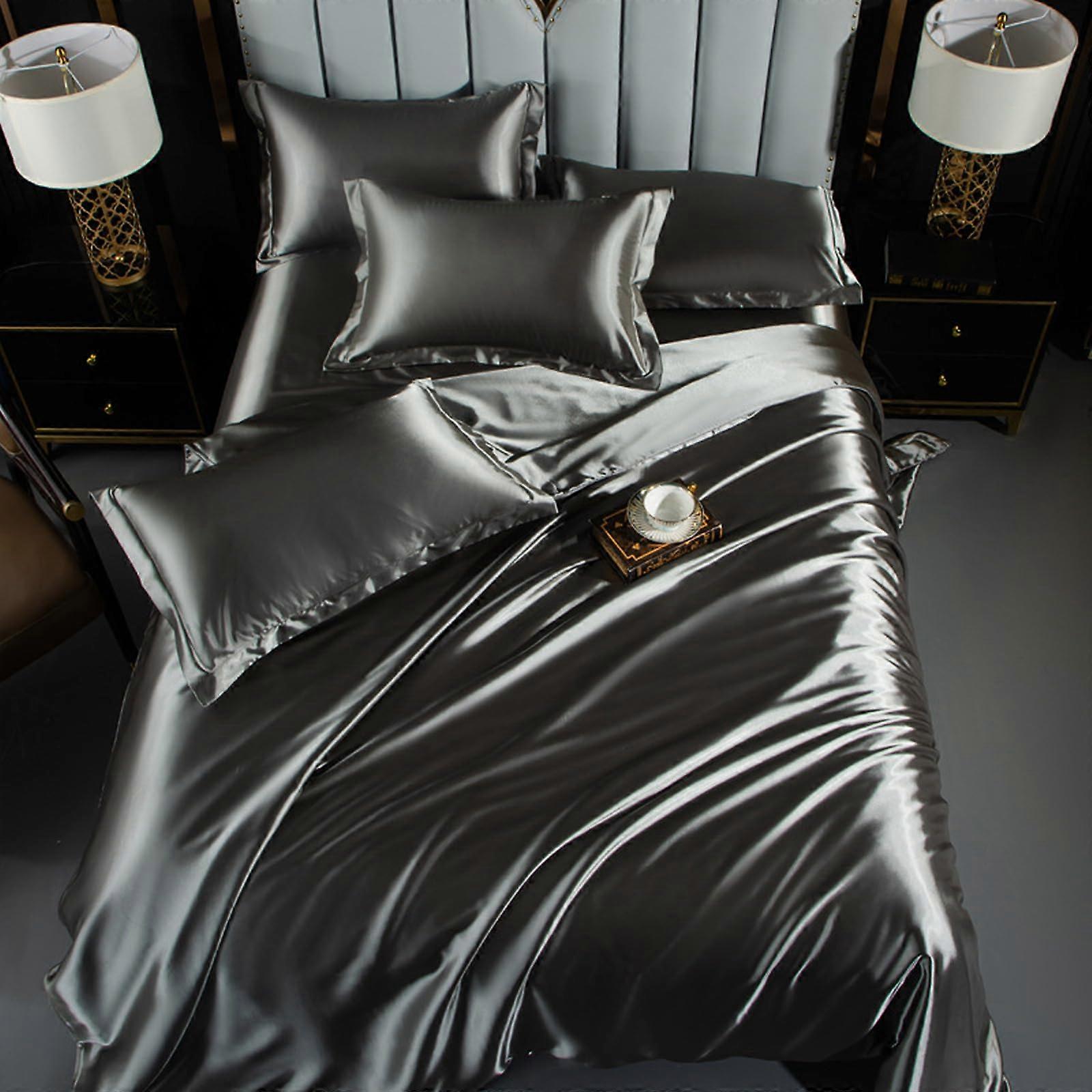 Satin Duvet Cover 220x240cm Model, Satin Material, Soft Bedding Set