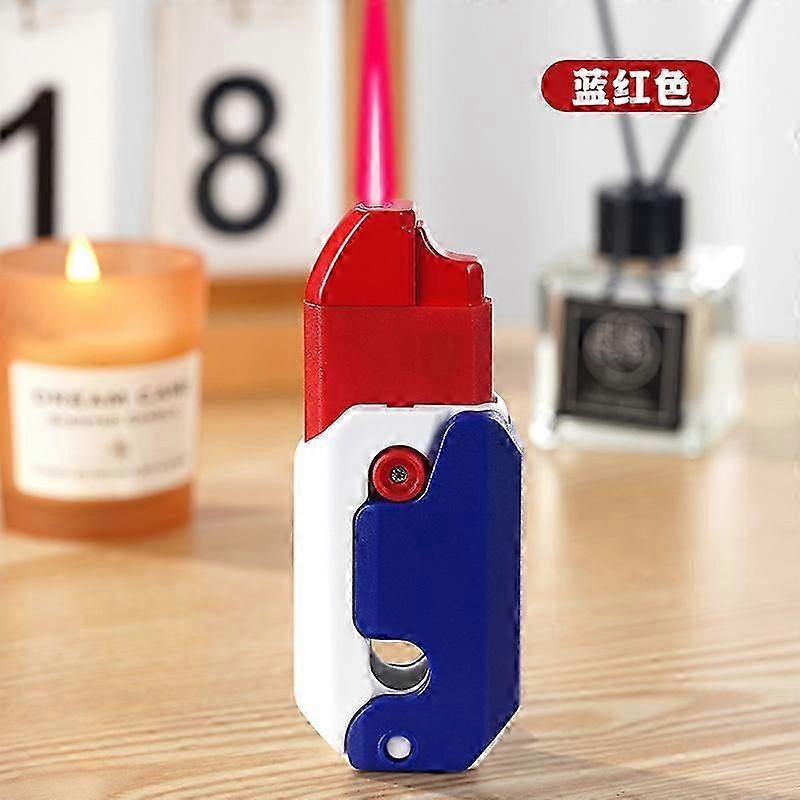 Briquet radis créatif coupe-vent flamme rouge décompression jouet gravité radis gonflable briquet