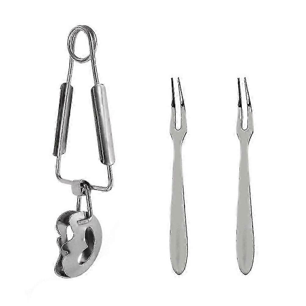 Nerezová ocel šnek žeroucí vidličky Set Odolné kuchyňské nástroje