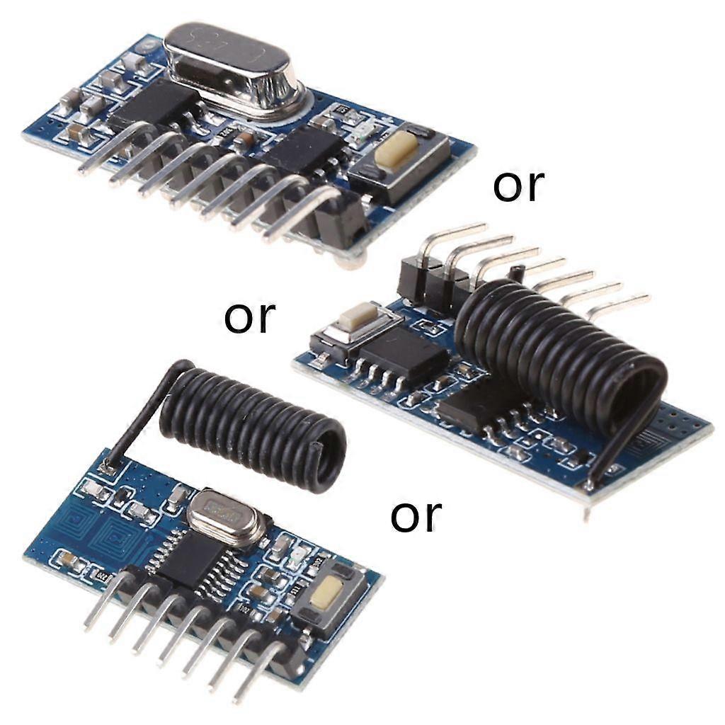 433mhz RF Receiver Learning Code Decoder Module 433mhz Wireless 4 Channel Output Diy For Remote Control 1527 Encoding