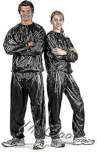 Unisex svettbastudräkt Gå ner i vikt Bantning Anti Rip träning Träningskläder A