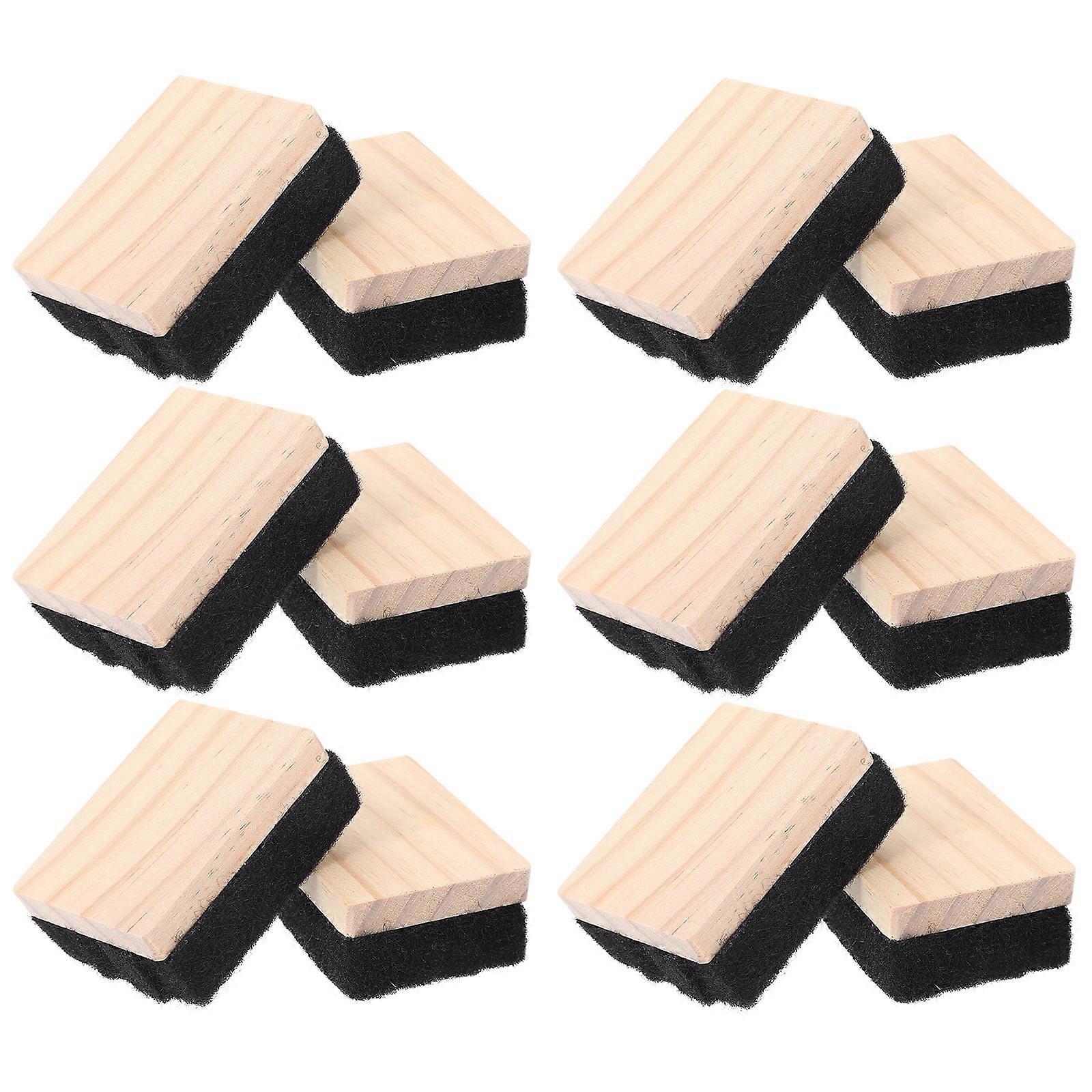 Eease 36 Pcs Dry Erase Erasers Chalkboard Erasers Classroom Blackboard Erasers Reusable Whiteboard Erasers
