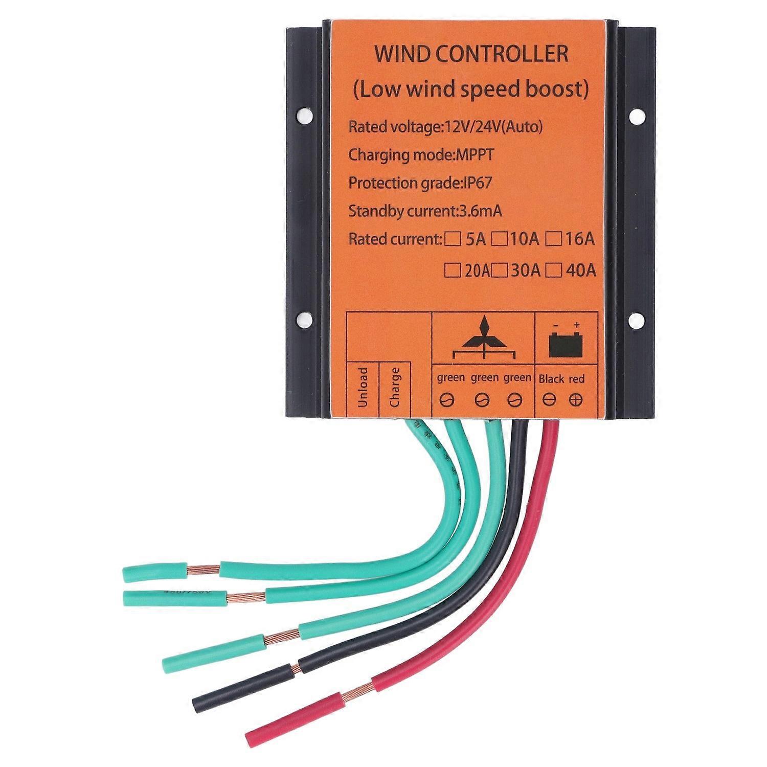 12V 24V Wind Turbine Controller 300W‑1000W Step Up Type MPPT PWM Wind Charge Controller 16A