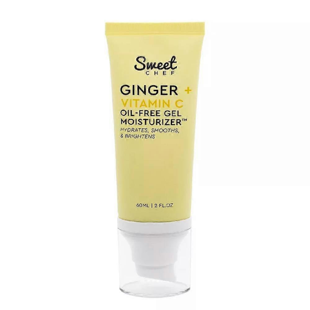 Sweet Chef Ginger + C-vitamiini öljytön geelikosteusvoide, 2 oz