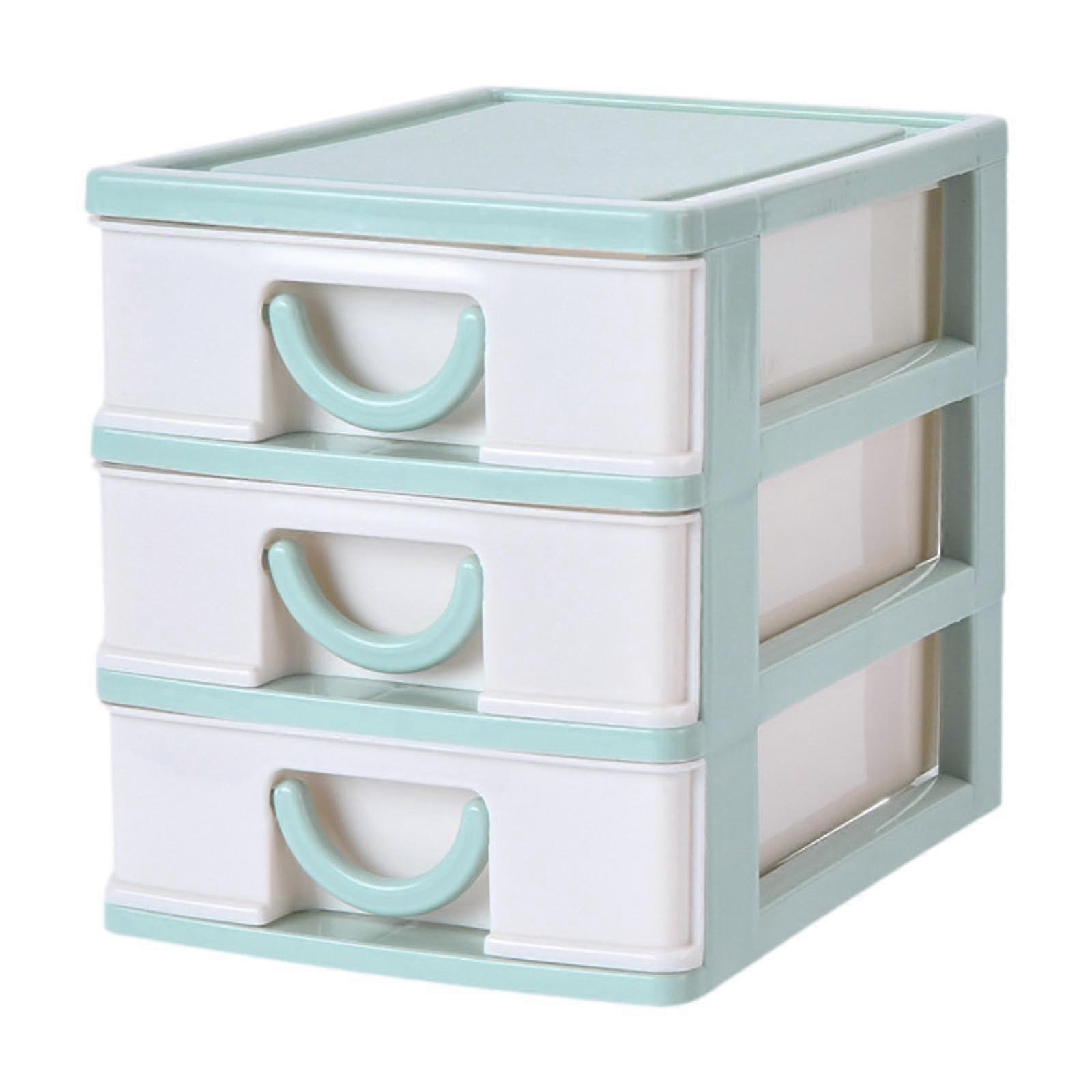 Desktop Organizer Box for Storage and Accessories, Portable Green Case for Home Office Use, Durable and Stylish Design